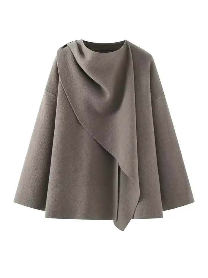 HH – Cardigan tricoté ample pour femme