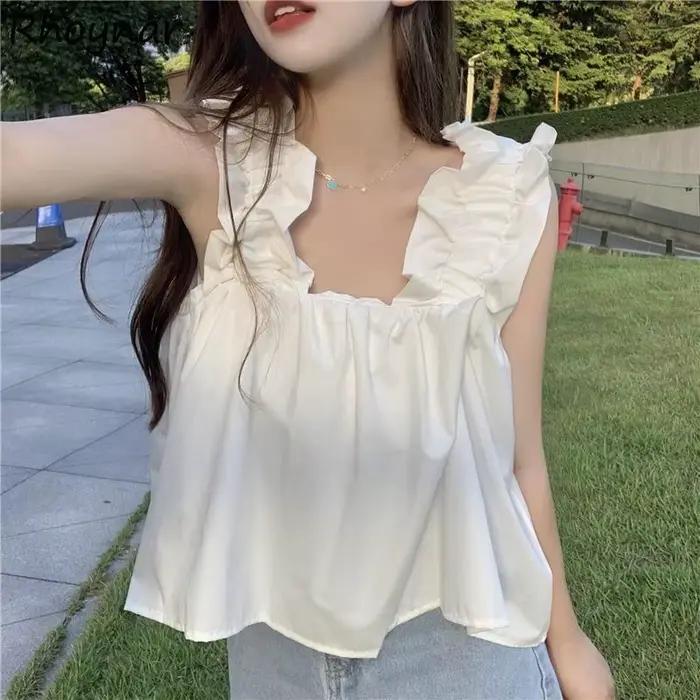 Débardeur de Style Coréen pour Femme