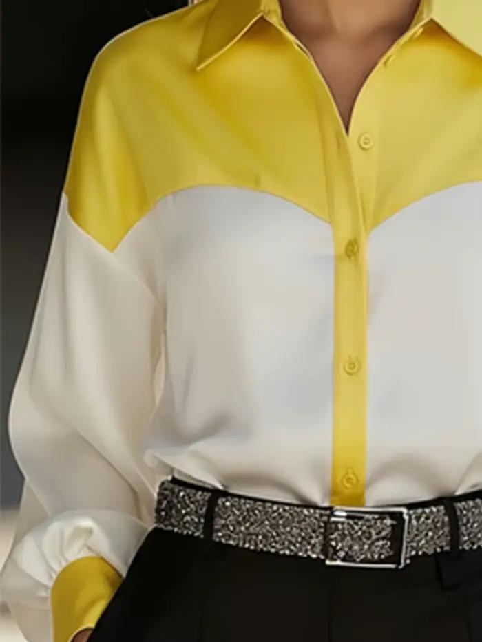 Chemise à manches longues pour femme