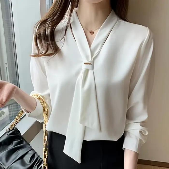 Nouvelle chemise blanche pour femme