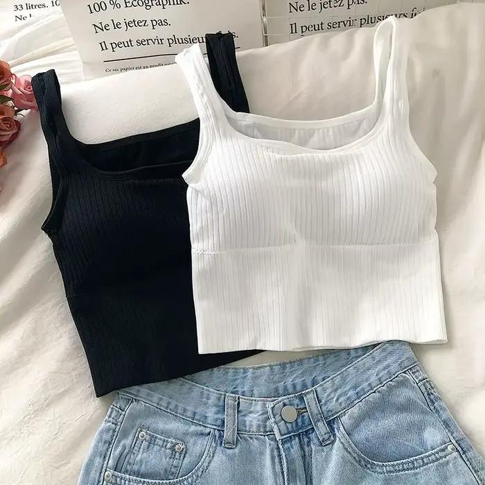 Haut décontracté COZOK en polyester pour femmes, décontracté et respirant, couleur unie, haut basique, streetwear, occassions spéciales
