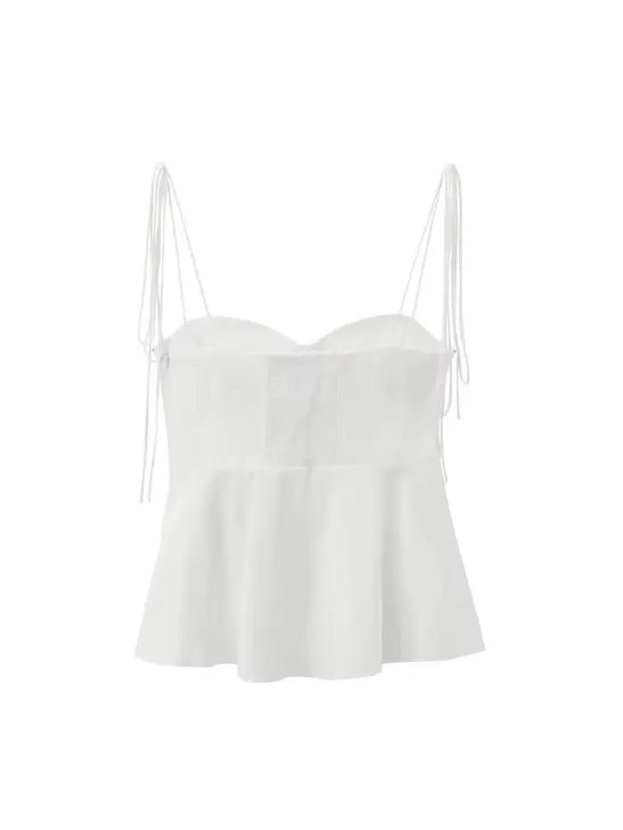 Hauts bustier asymétriques pour femmes