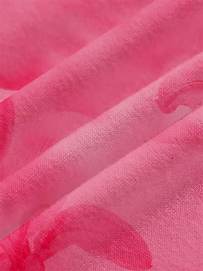 Haut à licou imprimé Tie-dye pour femmes
