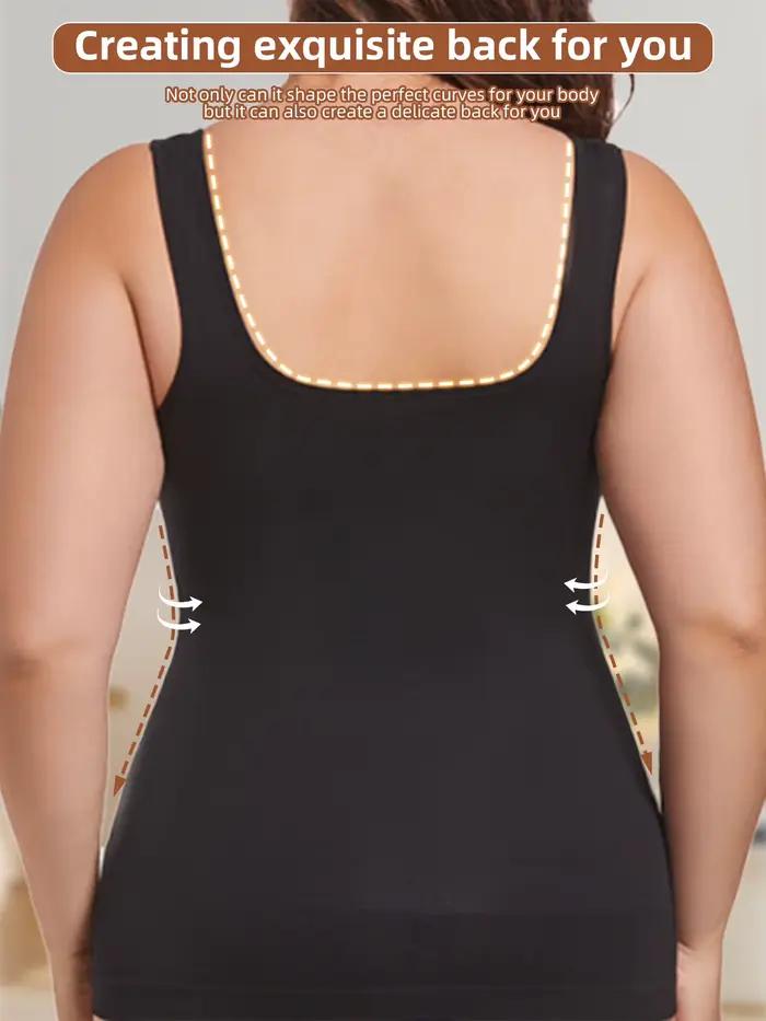 Hauts façonnants sans couture pour femmes grande taille confortables et amincissants style de rue été polyamide élasthanne tricoter occasions spéciales