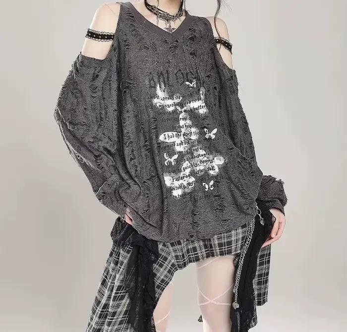 Haut T-shirt à manches longues pour femme