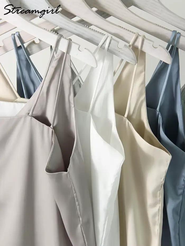 Streamgirl-Camisole en satin pour femmes