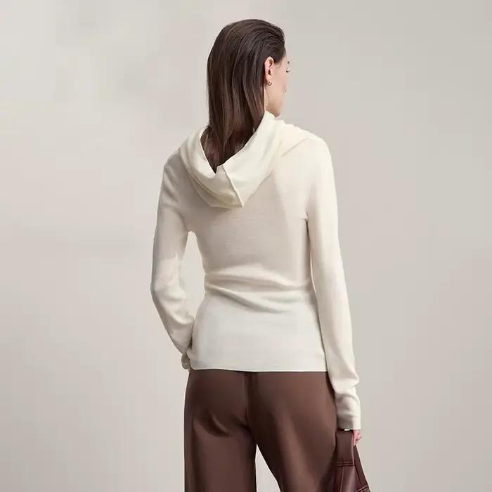 AMII femmes pull 2025 automne nouveau noël minimaliste mince haut tricoté