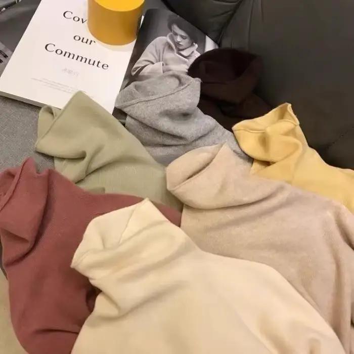 Pull à col roulé pour femme