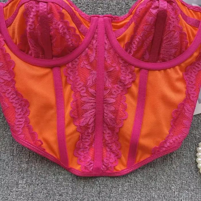 Haut court Dancing JL Ants en coton polyester rayé pour femmes, chic sans bretelles, occassions spéciales et tenues quotidiennes