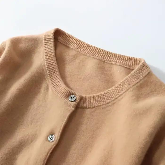 Cardigans en cachemire tricotés pour femmes AOSSVIAO 2026