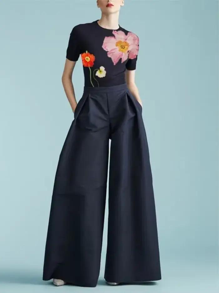 Yeezzi-Économie College floraux pour femmes