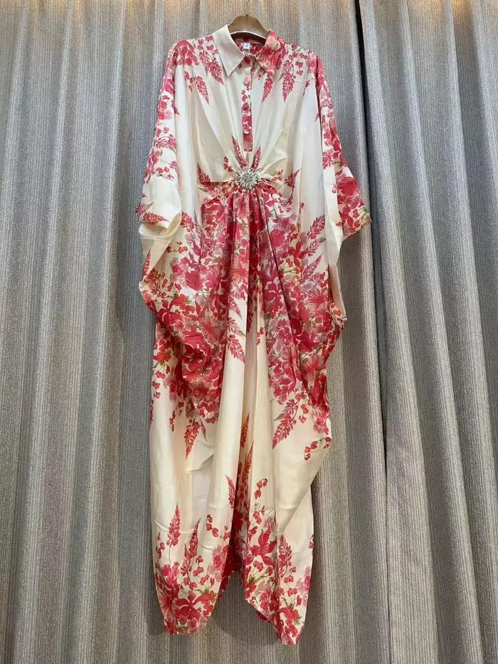 Robe imprimée ample pour femme