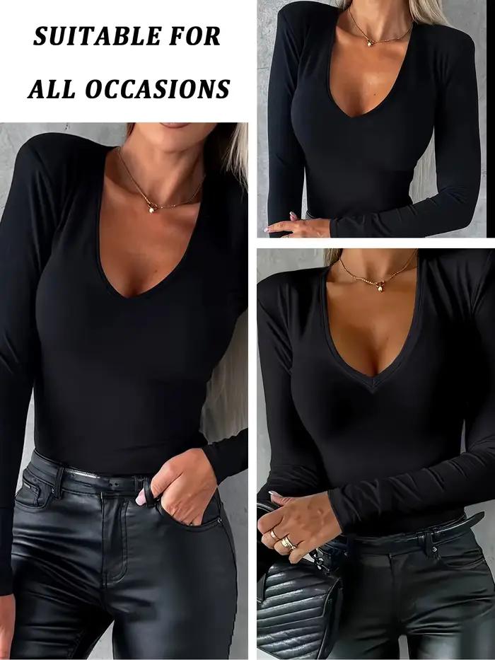 T-shirt à manches longues pour femme.
