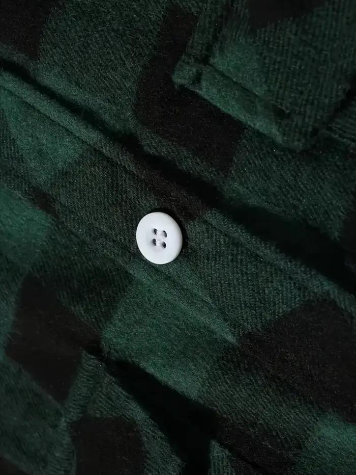 Chemise Tendance Y2K à Carreaux LVLAEA pour Homme