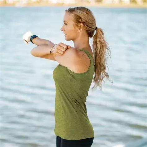T-shirt en laine mérinos pour femme