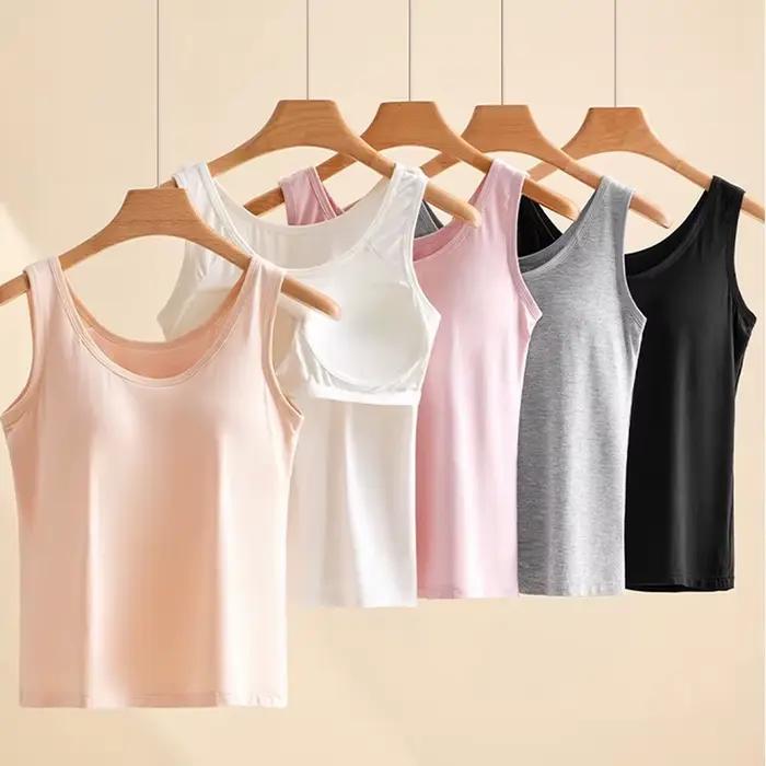 1 pièces femmes gilet hauts col rond gilets couleur unie rembourré Slim Fit débardeurs Sexy Feminino décontracté
