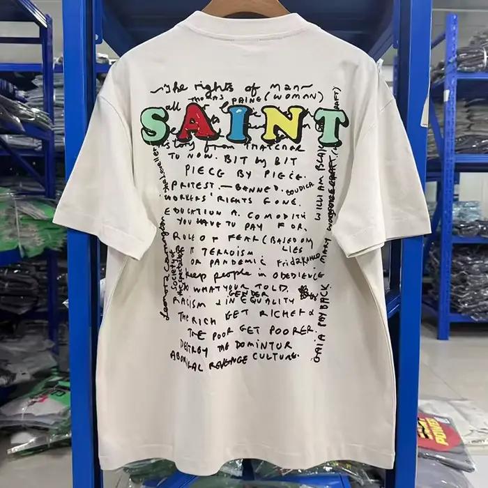 T-shirt Streetwear 26SS à imprimé graphique pour hommes et femmes