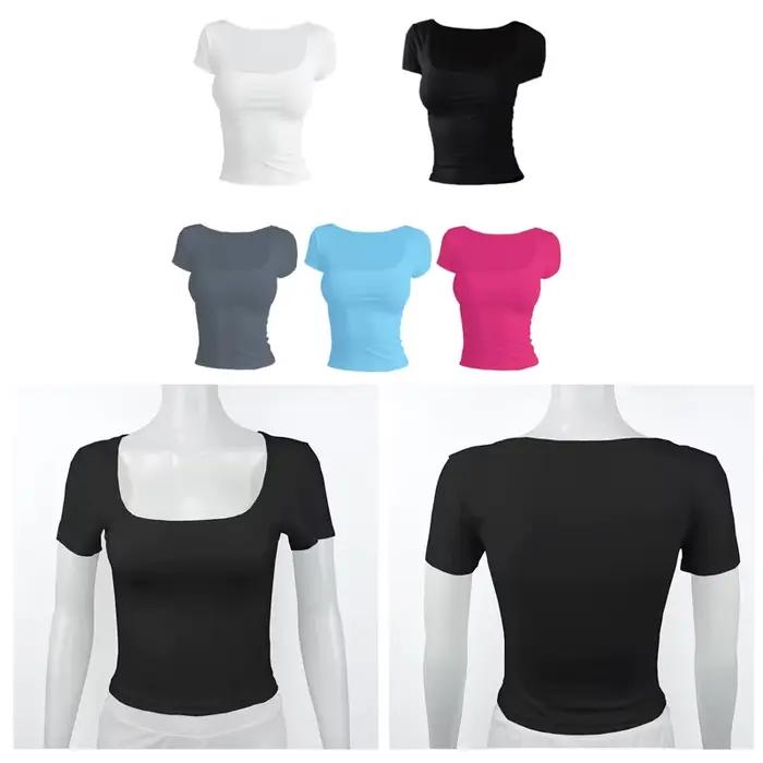 T-shirt à manches courtes pour femmes