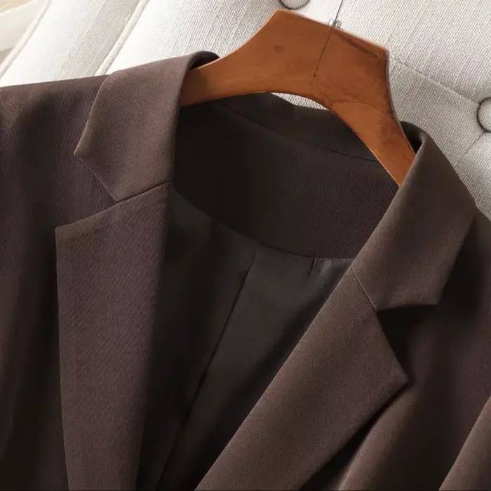 Blazer marron pour femmes