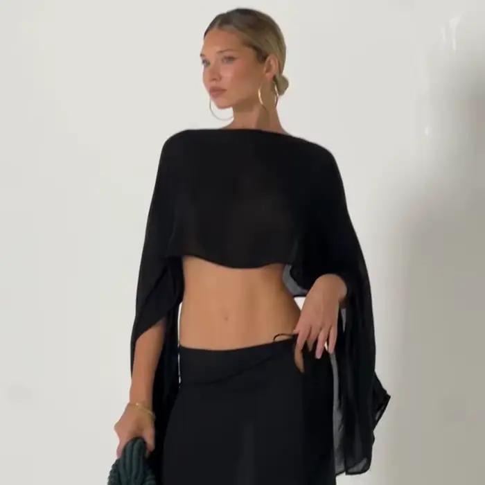 T-Shirt ample et transparent pour femmes