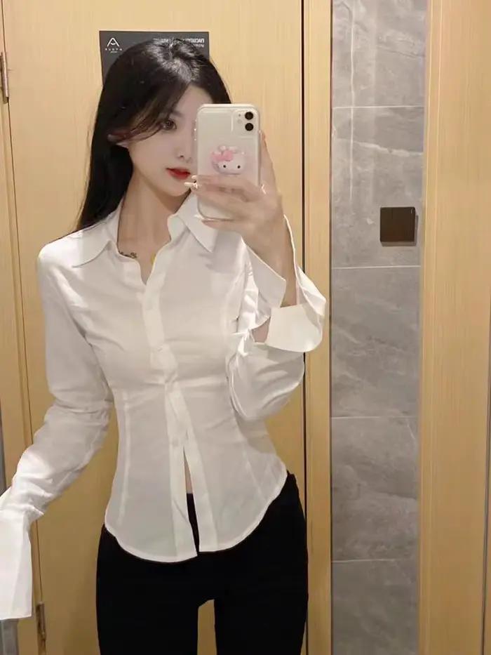 Chemise blanche Chic pour femmes