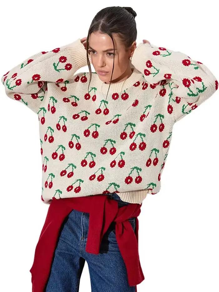 Pull cerise élégant pour femmes