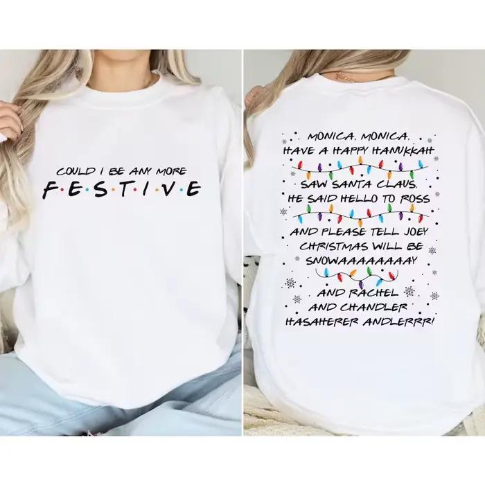 Sweat-shirt à col rond de vacances inspiré des amis pourrait être n'importe quel