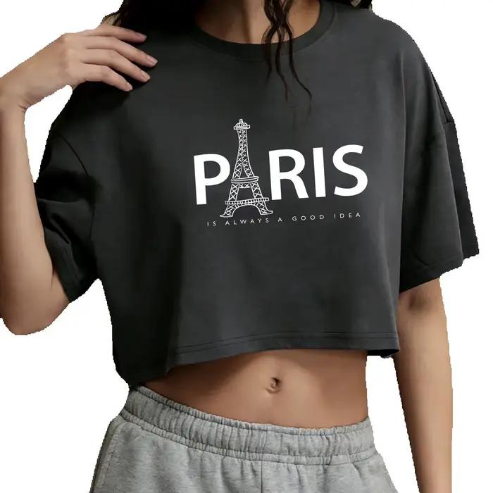 T-shirt court imprimé PARIS