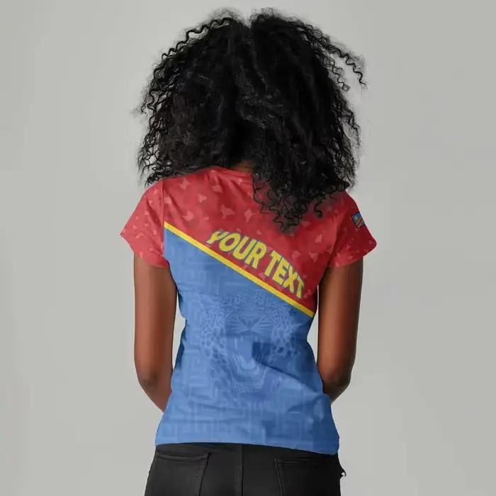 Sweat-shirt bleu pour femmes de la République démocratique du Congo