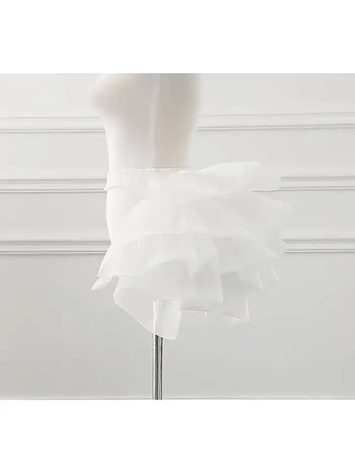 Jupe en synthétique Lolita en forme de cloche avec soutien des fesses robuste et dos cosplay pour femmes, idéale pour les occasions spéciales et le look quotidien