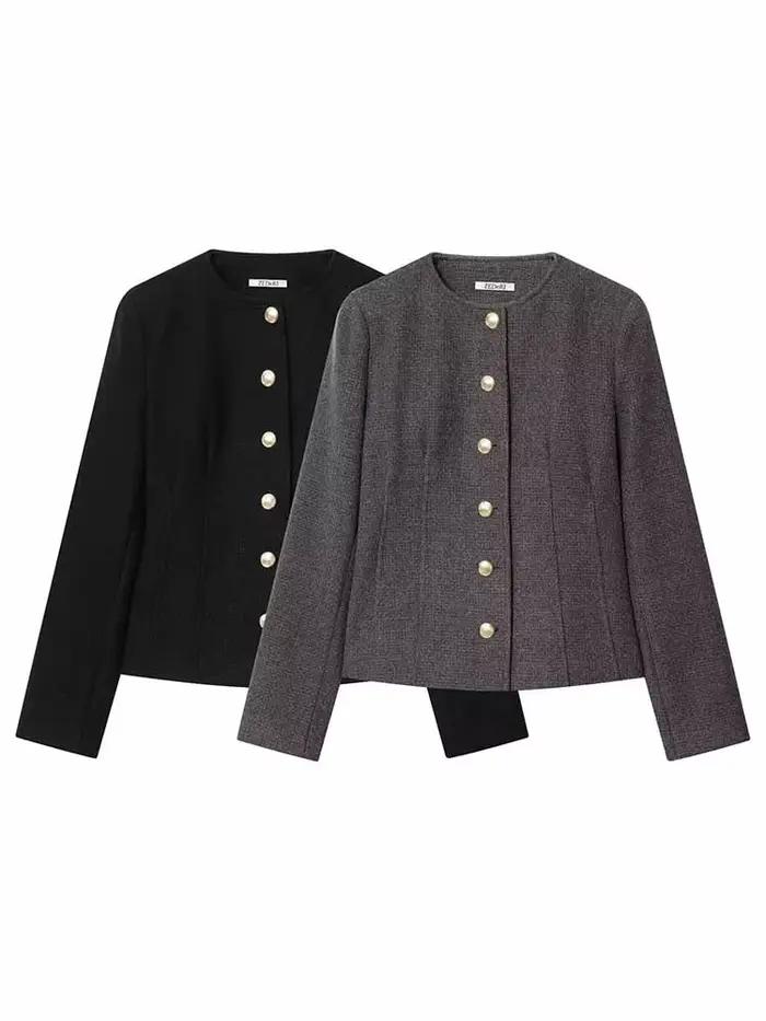 HH Femme – Manteau Printemps Chic à Manches Longues