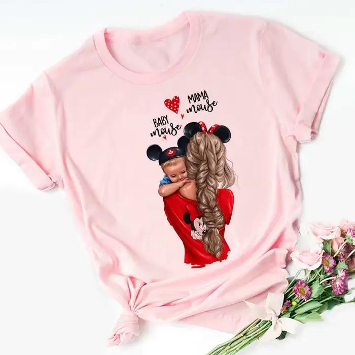 Chemisier Rose Harajuku Femmes Décontracté Toute la Saison Occasions Spéciales