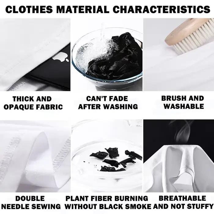 T-shirt blanc à séchage rapide pour homme