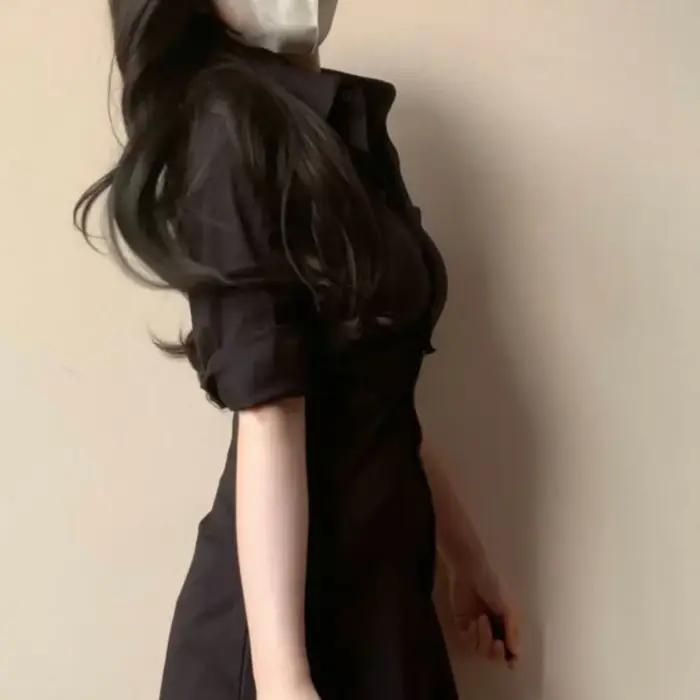 Chemise élégante de style français pour femme