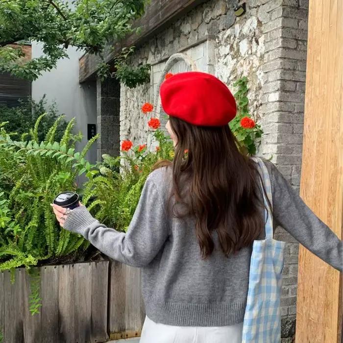 Cardigans Pulls pour Femmes – Nouveauté Tendance Broderie Simple Boutonnage Manteaux
