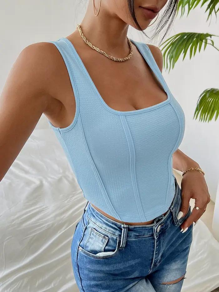 T-shirt chic et sexy pour femme et fille, haut d'été simple et décontracté