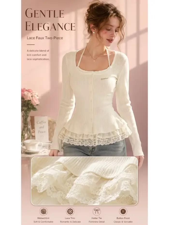 Haut sexy coquette grande taille pour femme