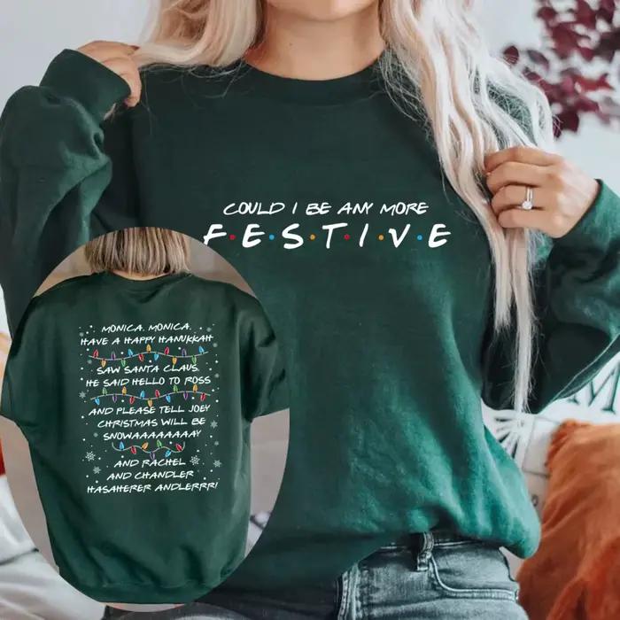 Sweat-shirt à col rond de vacances inspiré des amis pourrait être n'importe quel