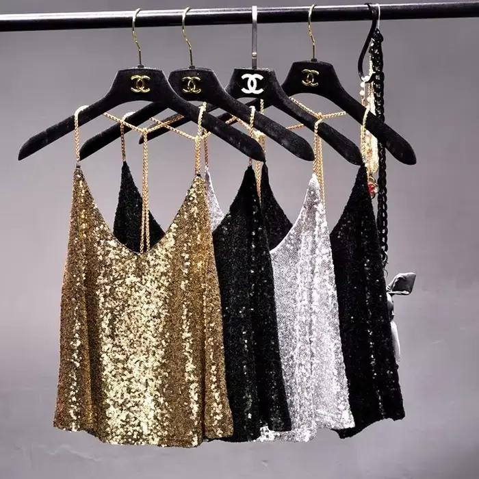 Gilet à ceinture Condole à paillettes