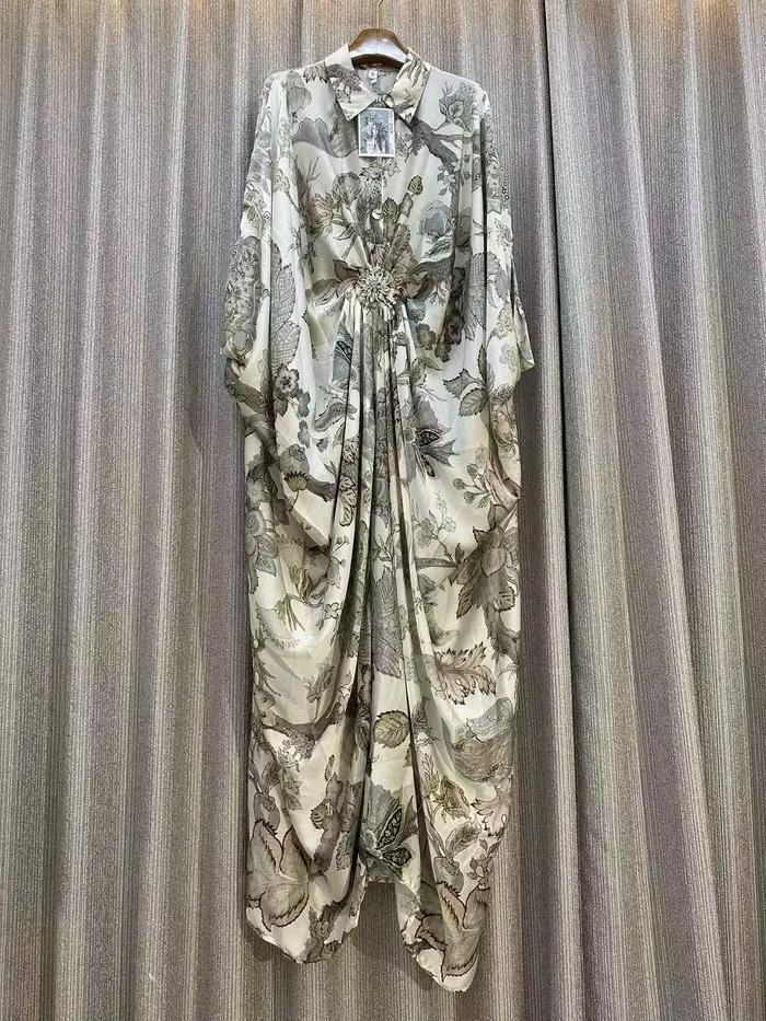 Robe imprimée ample pour femme