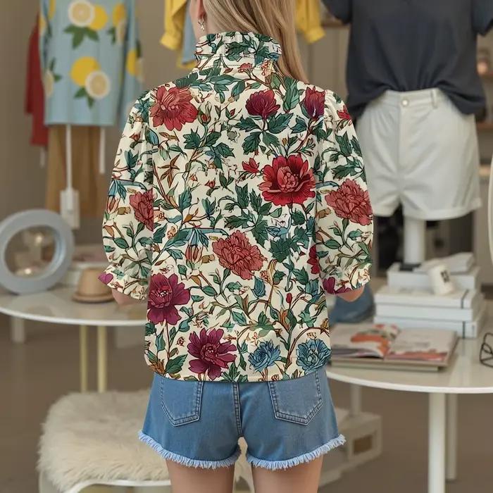 Chemisier de Style Vintage Y2K des années 90 pour femmes