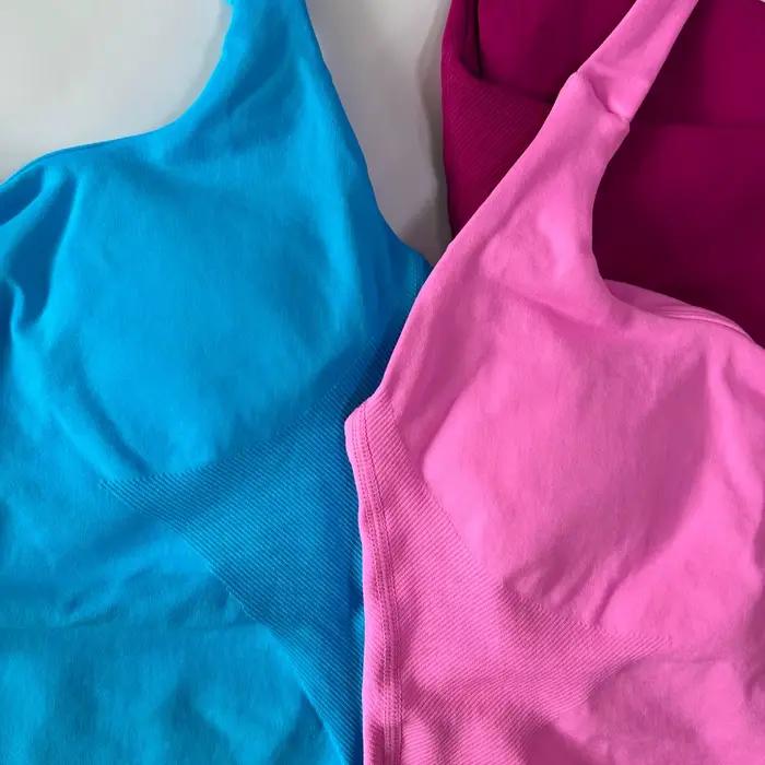 Sans Logo sans couture haut à licou dos nu palangre à bretelles rembourré