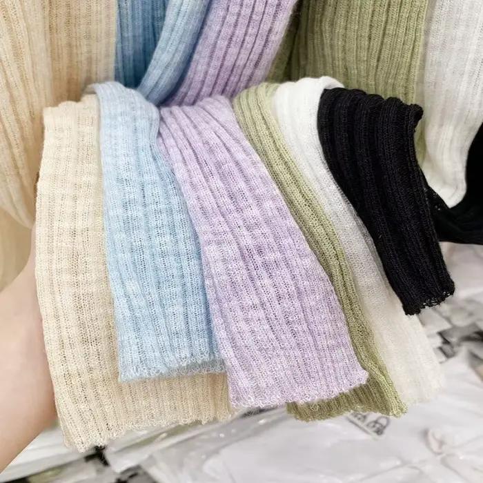 Cardigan court Pastel pour femmes