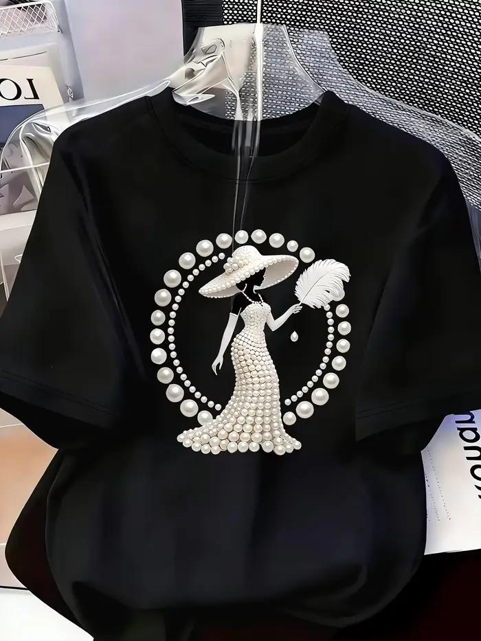 T-shirt imprimé pour femme