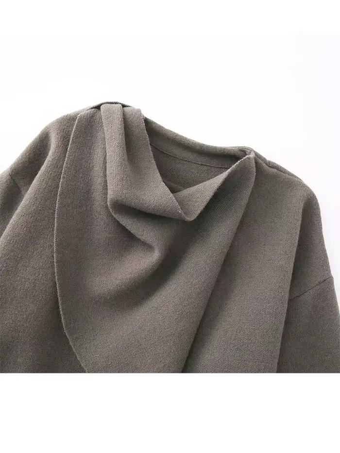 HH – Cardigan tricoté ample pour femme