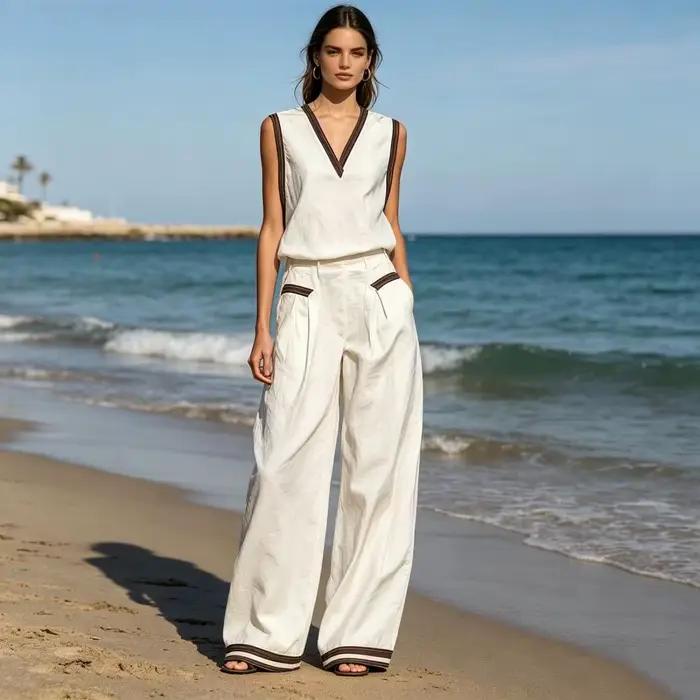 Ensemble en lin pour femmes