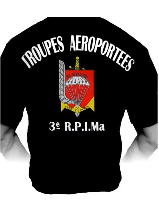 T-Shirt à Manches Courtes et Col Rond en Coton