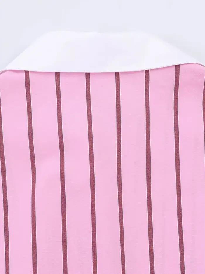 Chemise décontractée BTB.WO color block pour femmes élégante et ajustée pour soirées officielles et événements formels