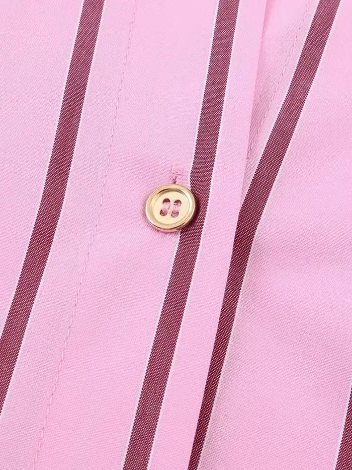 Chemise décontractée BTB.WO color block pour femmes élégante et ajustée pour soirées officielles et événements formels