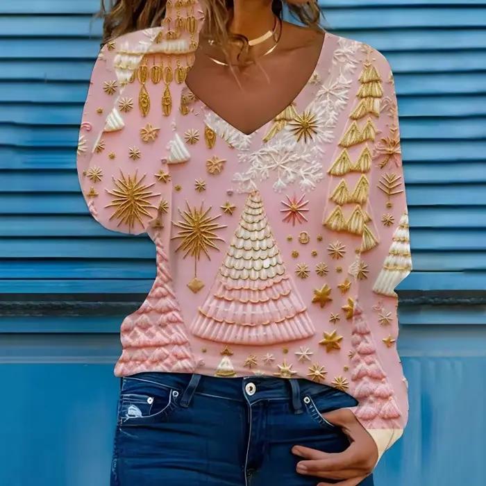 Sweat-shirt rose pour femmes
